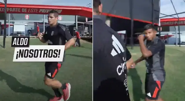 Aldo Corzo ganó en partida de teqball y Flores tuvo curiosa reacción