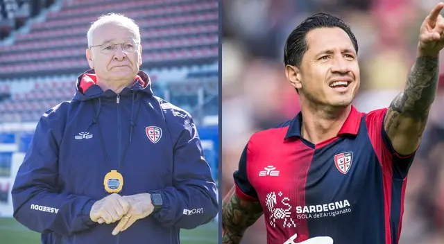 Claudio Ranieri se rindió ante Gianluca Lapadula, su delantero en Cagliari.
