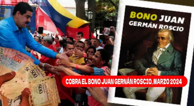 El Bono Juan Germán Roscio es uno de los beneficios más esperados el Venezuela. El Bono Juan Germán Roscio es uno de los beneficios más esperados el Venezuela.