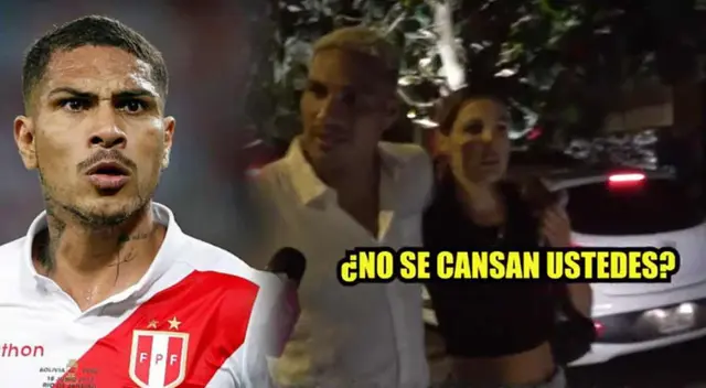 Paolo Guerrero 'parchó' al reportero de 'Amor y Fuego'.