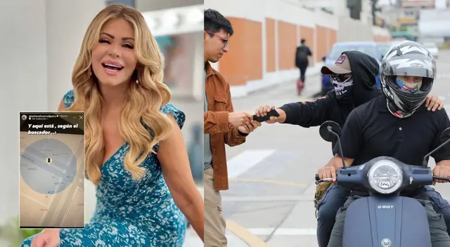 Gisela denunció en sus redes sociales que sufrió el robo de su celular en San Isidro.