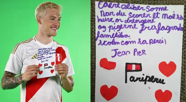 Oliver Sonne respondió a niño que le envió una carta previo al partido ante Nicaragua Oliver Sonne respondió a niño que le envió una carta previo al partido ante Nicaragua