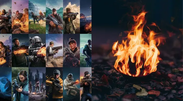 Gracias a IDEOGRAM, puedes descargar HOY los mejores fondos de pantalla de Free Fire.