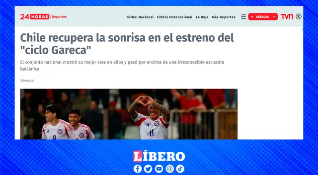 24 Horas hizo referencia a los malos resultados que obtuvo Chile antes de la llegada de Gareca.
