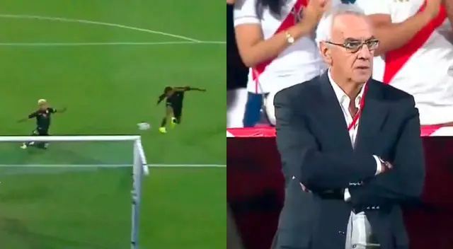 Así reaccionó Jorge Fossati al gol de Joao Grimaldo.
