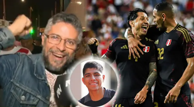 Hincha mexicano llegó a alentar a Perú y Piero Quispe.