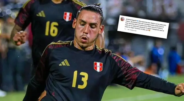 Erick Noriega se pronunció tras debut con Perú Erick Noriega se pronunció tras debut con Perú