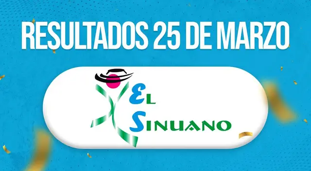 Los resultados del Sinuano Día y Noche del lunes 25 de marzo ya están disponibles.