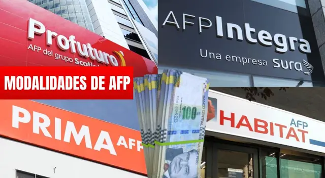 AFP: conoce qué modalidad hay para poder retirar el dinero correspondiente