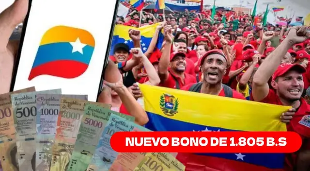 El Bono Corresponsabilidad se entrega de manera mensual vía Patria.