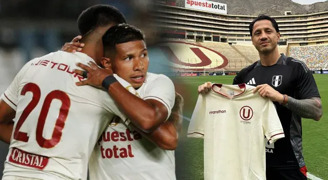 Aldo Corzo estuvo junto a Gianluca Lapadula previo a su sesión fotográfica con la camiseta de Universitario