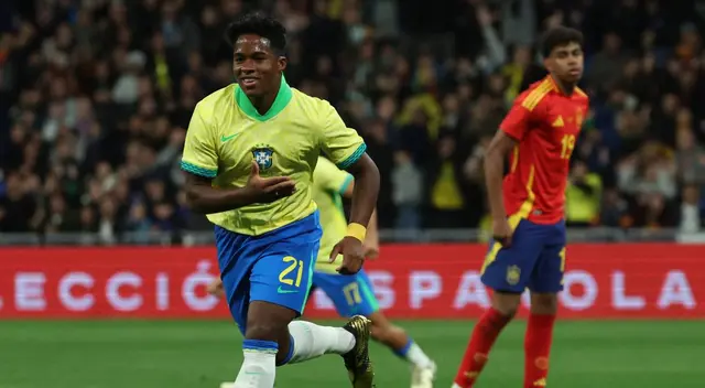 España igualó 3-3 contra Brasil en el Santiago Bernabéu España igualó 3-3 contra Brasil en el Santiago Bernabéu