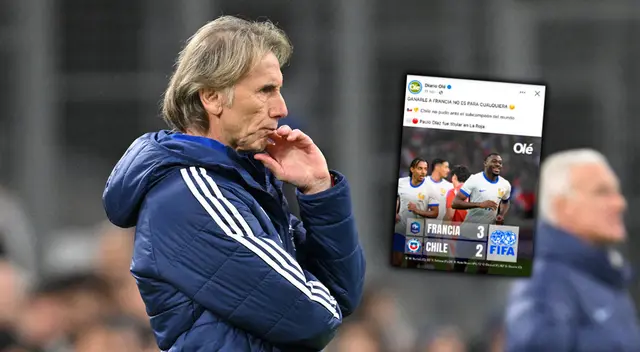 Ricardo Gareca sumó su primera derrota con Chile. Ricardo Gareca sumó su primera derrota con Chile.