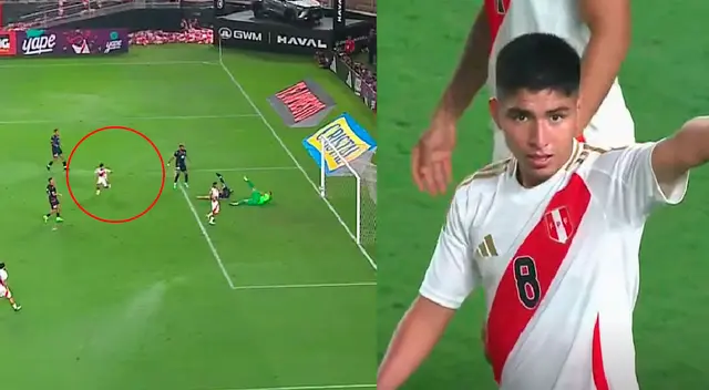 Piero Quispe puso el 3-0 para Perú.