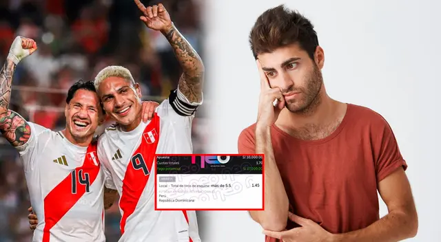 Un peruano iba a llevarse 17 mil soles, si acertaba su apuesta de Perú vs República Dominicana.