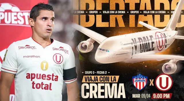 Universitario jugará con Junior en la segunda fecha de la Copa Libertadores. Foto: Composición Líbero/Universitario Universitario jugará con Junior en la segunda fecha de la Copa Libertadores. Foto: Composición Líbero/Universitario