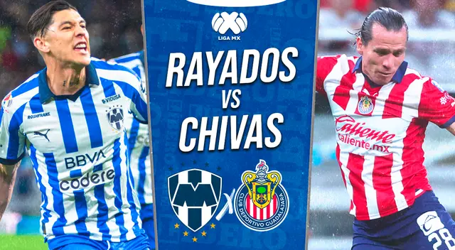 El último encuentro entre ambos fue triunfo 2-1 para Rayados. Foto: Composición Líbero/Rayados/Chivas El último encuentro entre ambos fue triunfo 2-1 para Rayados. Foto: Composición Líbero/Rayados/Chivas