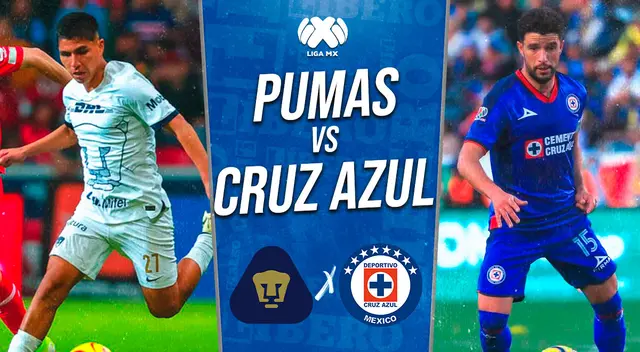 Pumas vs. Cruz Azul chocan por Liga MX.