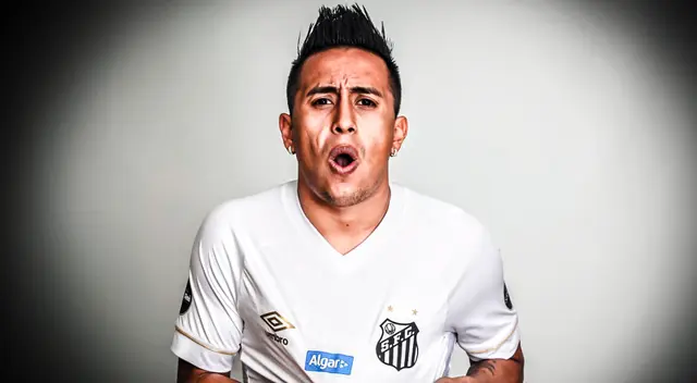 Santos fue el segundo club de Christian Cueva tras Sao Paulo. Foto: Santos