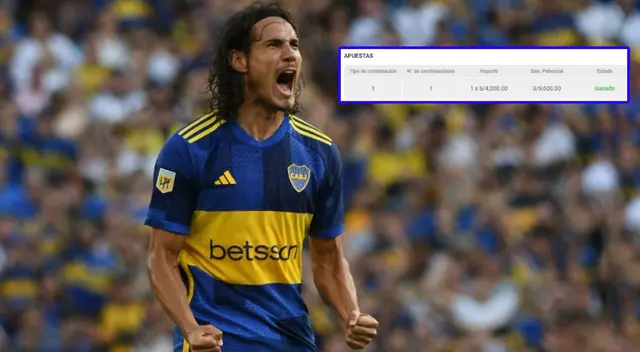 Peruano apostó 4000 soles por triunfo de Boca Juniors y ganó una fortuna en minutos.