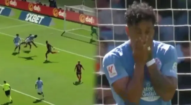 Renato Tapia falló insólito gol con Celta por LaLiga. Renato Tapia falló insólito gol con Celta por LaLiga.