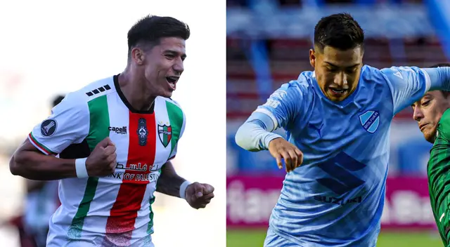 Palestino y Bolívar integran el Grupo E junto a Flamengo y Millonarios. Foto: Composición Líbero/Palestino/Bolívar