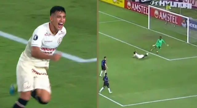El 'Tunche' Rivera marca el segundo de Universitario ante LDU.