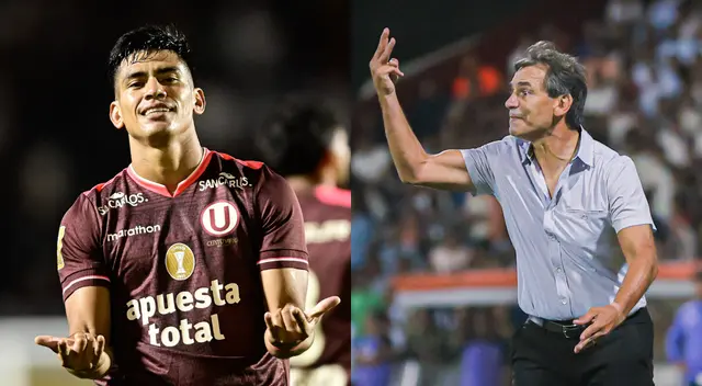 Bustos le dio su primera titularidad en el año a José Rivera ante LDU. Foto: Composición Líbero/Liga 1