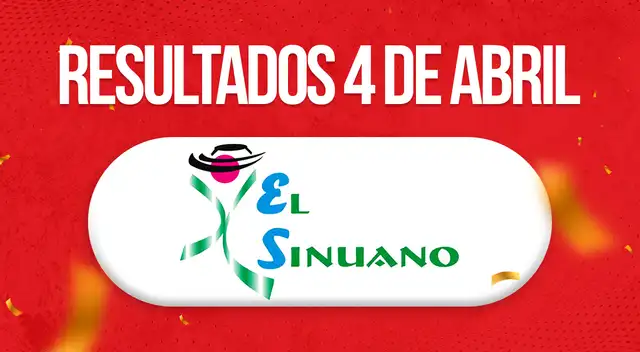 Resultado Sinuano día y noche para HOY, 4 de abril.