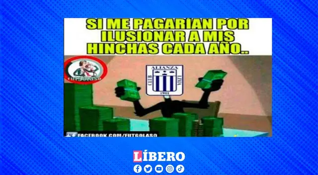 Algunos hinchas de Alianza Lima se ilusionaron con el gol de Serna.