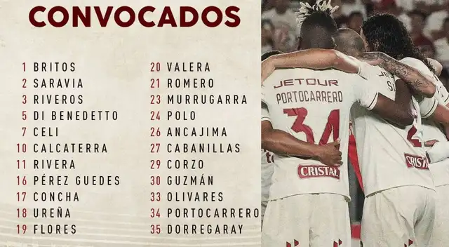 convocados de Universitario convocados de Universitario