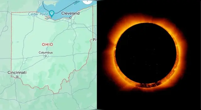 El truco de Google Maps para seguir la trayectoria del eclipse solar del 8 de abril.