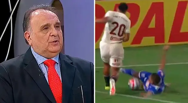 Miguel Scime se refirió al penal que no le cobraron a Universitario tras mano de Canela.