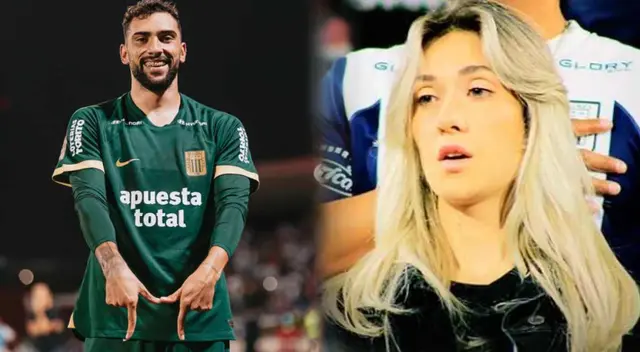 Esposa de Hernán Barco sorprendió al alentar a otro equipo que no es Alianza..