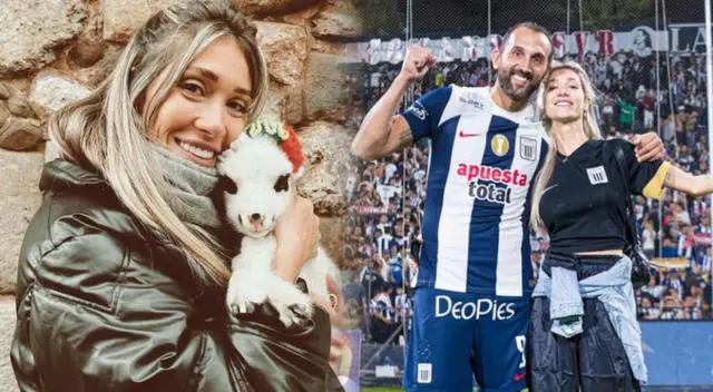 La diferencia de edad no es un problema para Hernán Barcos y Giuli Cunha.