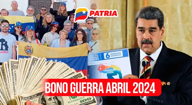 Conoce si el Bono de Guerra Económica tendrá aumento en este mes de abril 2024.