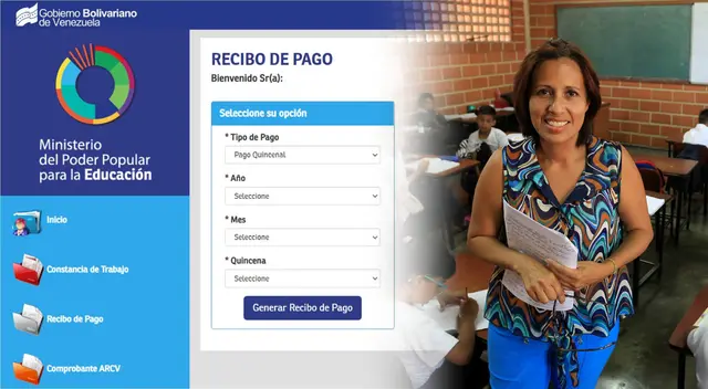 Consulta e imprime HOY tu voucher de pago del Ministerio de Educación (MPPE).