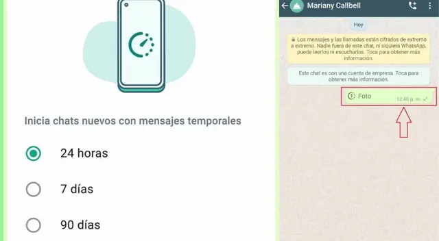 Conoce cómo cambiar la opción para que tus mensaje de WhatsApp sean efímeros- Conoce cómo cambiar la opción para que tus mensaje de WhatsApp sean efímeros-
