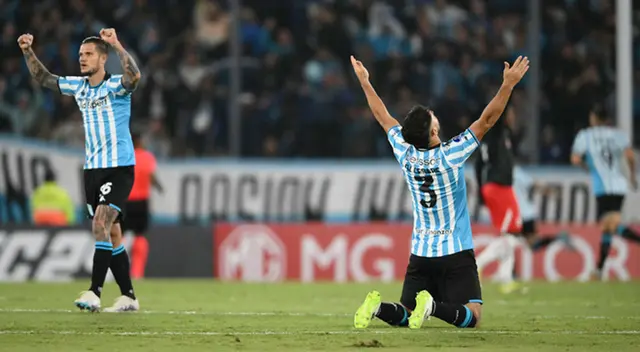 Racing venció a Bragantino. Racing venció a Bragantino.