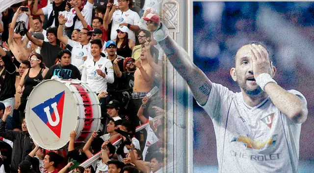 Hernán Barcos recibió afectuoso saludo de LDU