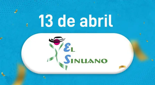 Conoce los números ganadores del Sinuano Día y Noche de este 13 de abril.