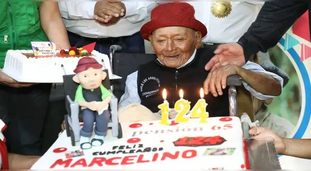 Don Marcelino Abad cumplió 124 años y podría convertirse en el hombre más longevo del mundo.