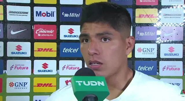 Pumas es el segundo equipo de Piero Quispe tras su paso por Universitario. Foto: captura TUDN