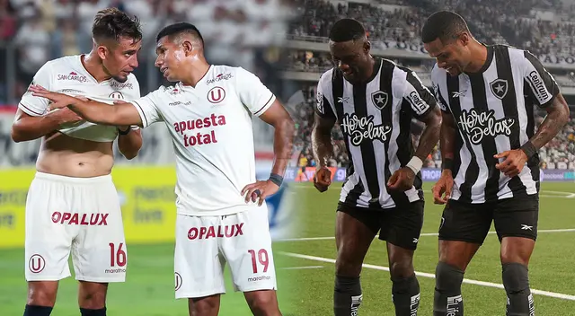 Universitario y Botafogo se enfrentan por la tercera fecha del Grupo D. Foto: Composición Líbero/Universitario/Botafogo