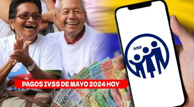 La pensión IVSS de mayo 2024 comenzará a pagarse en los próximos días. La pensión IVSS de mayo 2024 comenzará a pagarse en los próximos días.