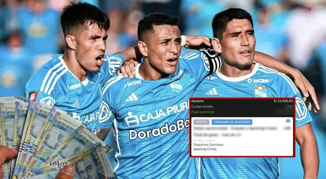 Sporting Cristal le haría ganar mucho dinero a su hincha.