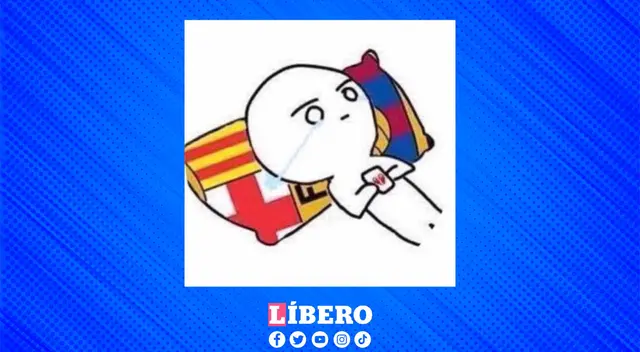 Lágrimas azulgranas tras la eliminación del Barcelona.