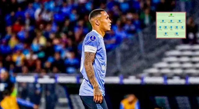 Bryan Reyna tuvo el más bajo puntaje en Belgrano ante Racing.