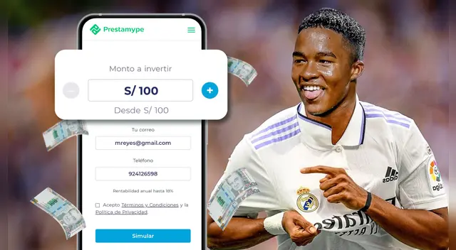 Foto: En Prestamype puedes conocer el monto aproximado que ganarías con tu inversión en factoring de forma rápida y fácil.