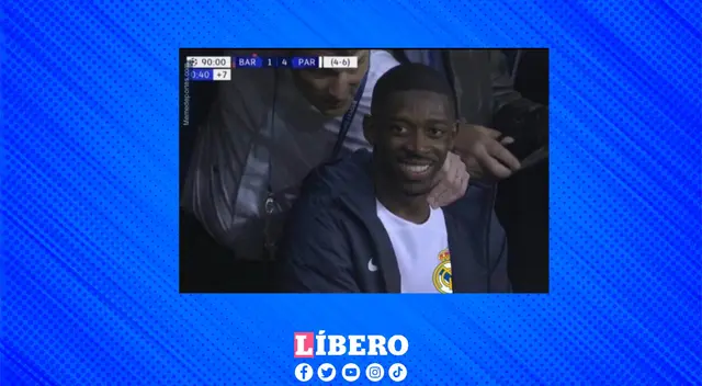 La sonrisa de Dembelé fue usada como sarcasmo en la eliminación del City. Sonríe el Madrid.